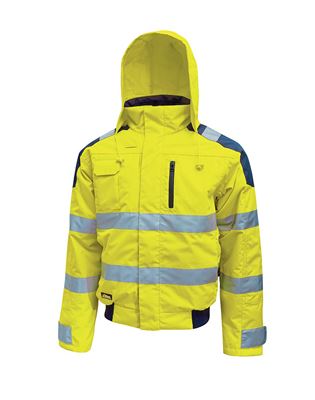 Best yellow high visibility bomber jacket