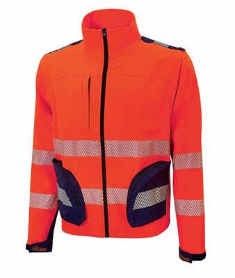 bea red hi-vis jacket