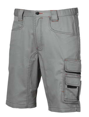 Gray Upower Party Work Bermuda Shorts