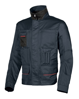 Blue shake work jacket