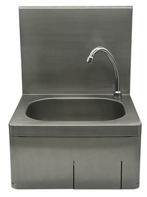 Stainless steel 304 hand washbasin with backsplash