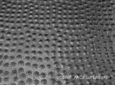 Hammered rubber mat 1.50x50m 10 mm thick