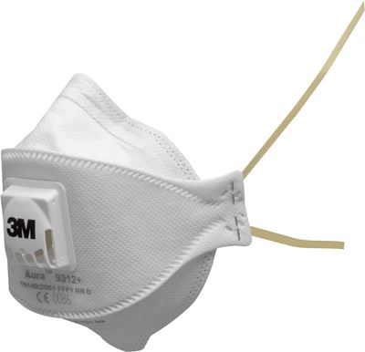 3M Aura FFP1 mask with valve, 9312+ series