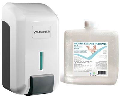 Soap dispenser with cartridge promo pack