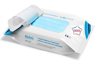 Kolmi type IIR surgical mask sachet 25