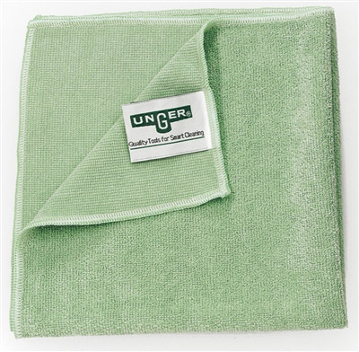 Microfiber cloth green Unger MICROWIPE 2000 pack 10