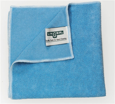 Blue microfiber cloth Unger MICROWIPE 2000 pack 10