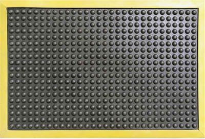 Ergonomic mats safety zone 60x90cm yellow