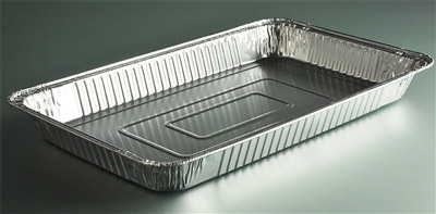 Flat aluminum Gastronorm 1/1 6800 cc package 50