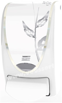 Soap dispenser design Deb white chrome