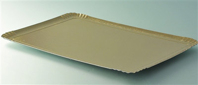 Silver catering tray cardboard 28x42 pack of 25