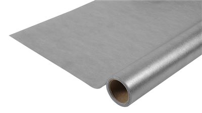 Tablecloth roll spunbond 5m silver Christmas