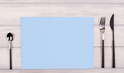 Sky blue spunbond set of 100
