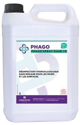 Phagospray Dasr 70 rinse-free disinfectant 5L