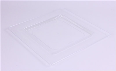 In disposable plate carree prestige crystal package 72