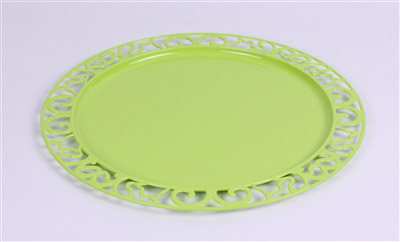 In disposable plate round anise prestige package 72