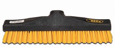 Industrial rubbing broom 30cm yellow