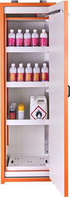 High flammable product cabinet, 1 door