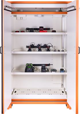 High 2-door lithium battery cabinet