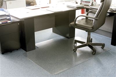 office floor protection mat 120x90 mm 5 pin