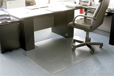 Tapis protection sol bureau 120x90 5 mm