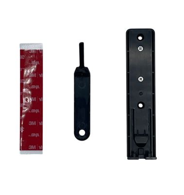 Wall mounting kit for rectangular dispenser