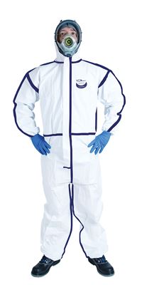 Weeback ventilated back disposable coverall type 5 and 6