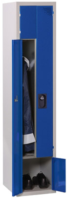 Cloakroom metal door Z 1 column