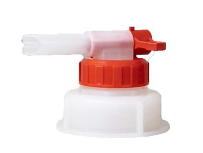 Plastic faucet for bottle DIN40