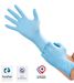 Kolmi coverfeel powder-free thick blue nitrile glove