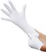 white disposable nitrile glove box of 100