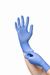 Powder-free blue nitrile glove
