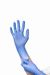 Powder-free blue nitrile glove