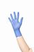 Powder-free blue nitrile glove