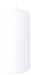 White cylindrical candles 130X60 mm Duni
