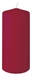 Burgundy cylindrical candles 130X60 mm Duni