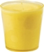 Solid Yellow Duni candle refill package or linea 12