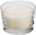 Duni white glass jar candle Ibiza diam 85 mm by 12