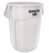 Rubbermaid Brute container round white 167 Litres