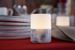 Bright marble LED candle holder