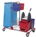 Household cleaning trolley stainless