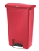 Garbage Rubbermaid Slim Jim 50L red