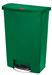Rubbermaid Slim Jim Trash Bin 90 L Green