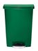 Rubbermaid Slim Jim Trash Bin 90 L Green