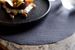 Dunicel organic black Stucco placemat 28x38