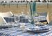 Tablecloth celytiss 100x100 guinguette blue