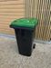 240L green 2-wheeled rubbish container
