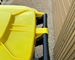 240L yellow 2-wheeled rubbish container