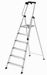 xstep professional aluminum stepladder 6 steps