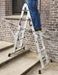 Multi-position telescopic ladder